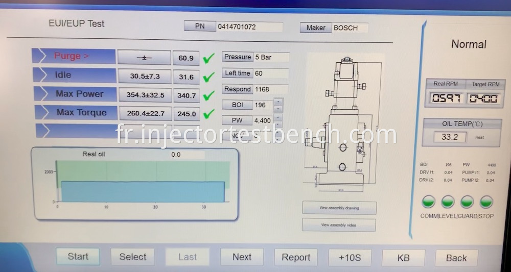 Eui Eup Testing Interface